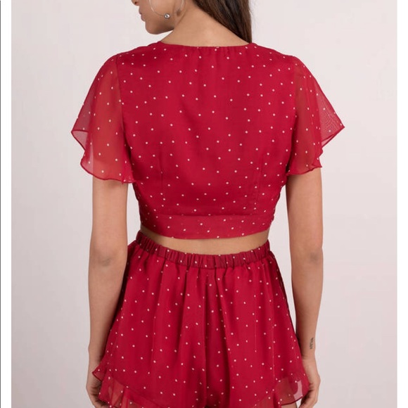 Red two piece set - Picture 4 of 4